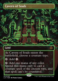 Cavern of Souls The Lost Caverns of Ixalan Cosmium Neon Ink Art